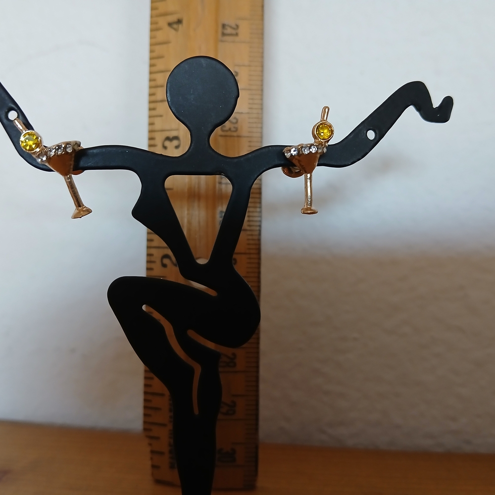 Gold and Yellow Cocktail Earrings